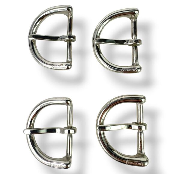 Coach Replacement Silver Buckles for Bags Hardware Lot Set 4 Pc - 1.25” x 1.75” - Picture 1 of 8